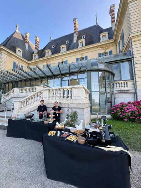cocktail en extérieur CHATEAU DE RAJAT
