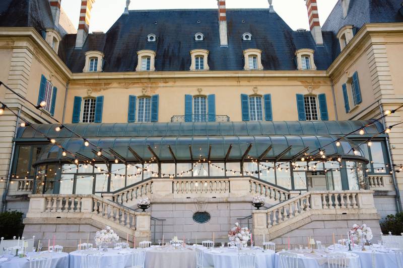dîner extérieur CHATEAU DE RAJAT
