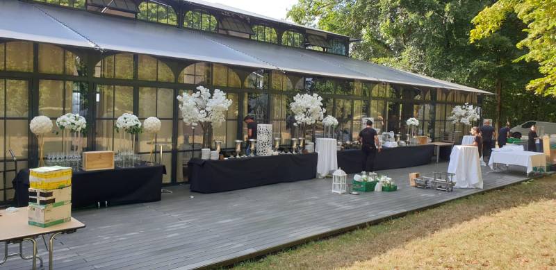 cocktail terrasse de l'Orangerie de Rajat réception juive