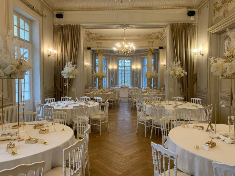 table mariage oriental Chateau de Rajat