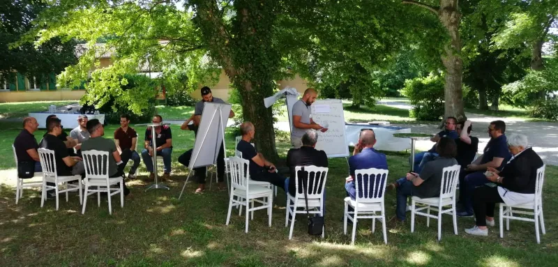 Organisation d’un séminaire pour la société SPIE dans un château à la campagne à proximité de Lyon