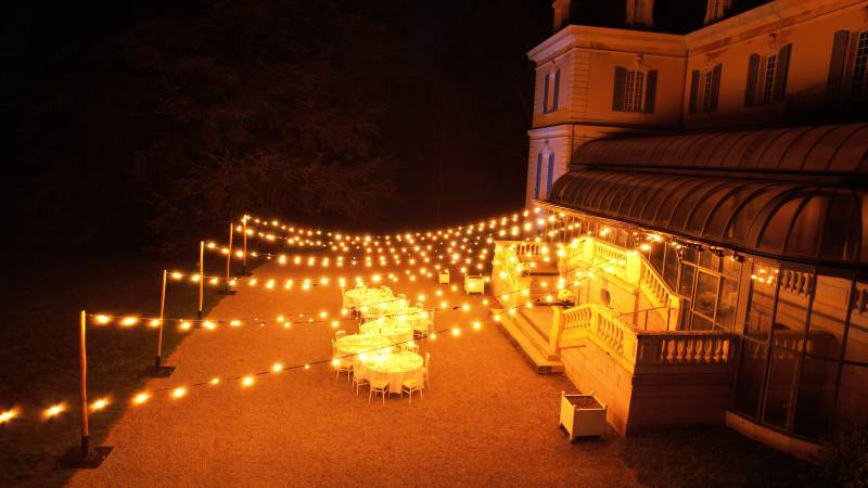 dîner extérieur CHATEAU DE RAJAT