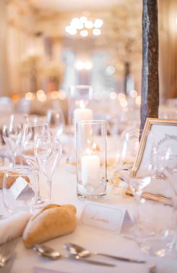 décoration mariage chic et romantique château de Rajat Genève