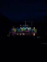 France Feu Château de Rajat feu d'artifice Rhône Alpes